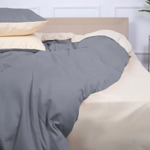 Комплект постільної білизни Cambarco (12-0712 + 19-0000) Microfiber Premium Двусторонній - 5