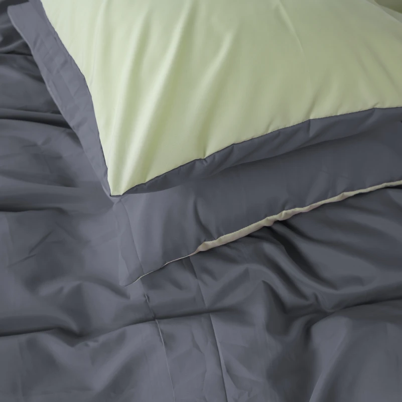 Комплект постільної білизни Sajazarra (12-0525 + 19-0000) Mikrosatin Premium Двусторонній - 3