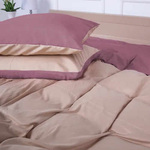 Комплект постельного белья Nazaret (17-1608 +15-1214) Microfiber Premium Двухсторонний - 3