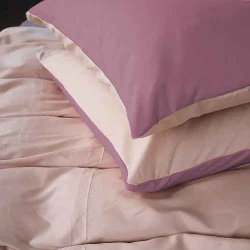 Наволочка Nazaret (17-1608 +15-1214) Mikrosatin Premium Двухсторонняя - 2