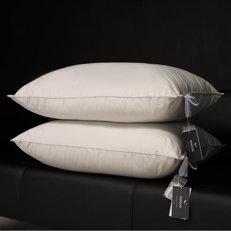 Подушка пуховая Silver Cloud №207 90% пух Premium / 10% перо сатин (средняя) - 21