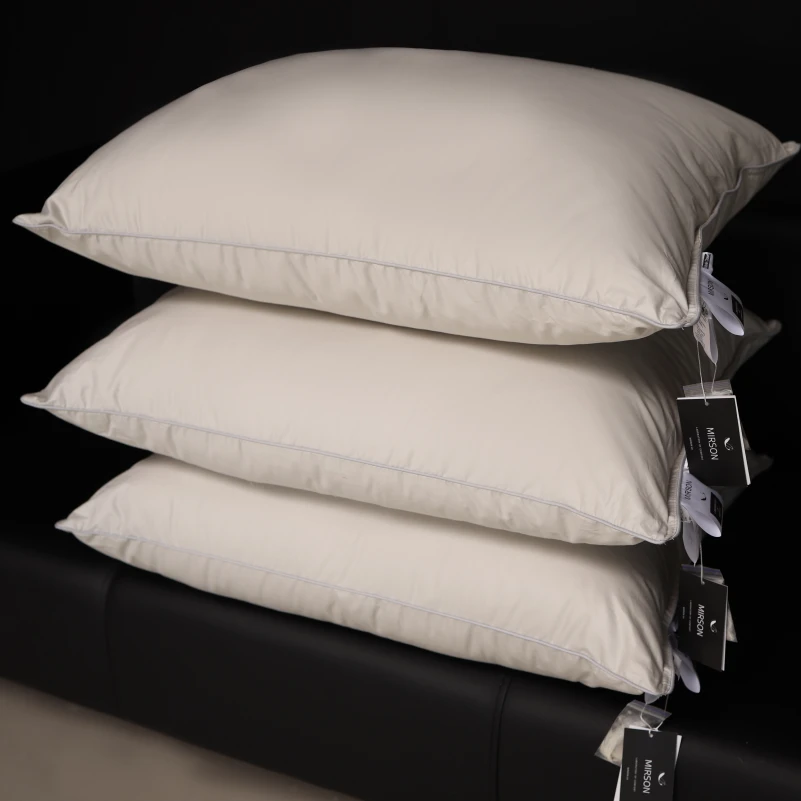 Подушка пуховая Silver Cloud №207 90% пух Premium / 10% перо сатин (средняя) - 23