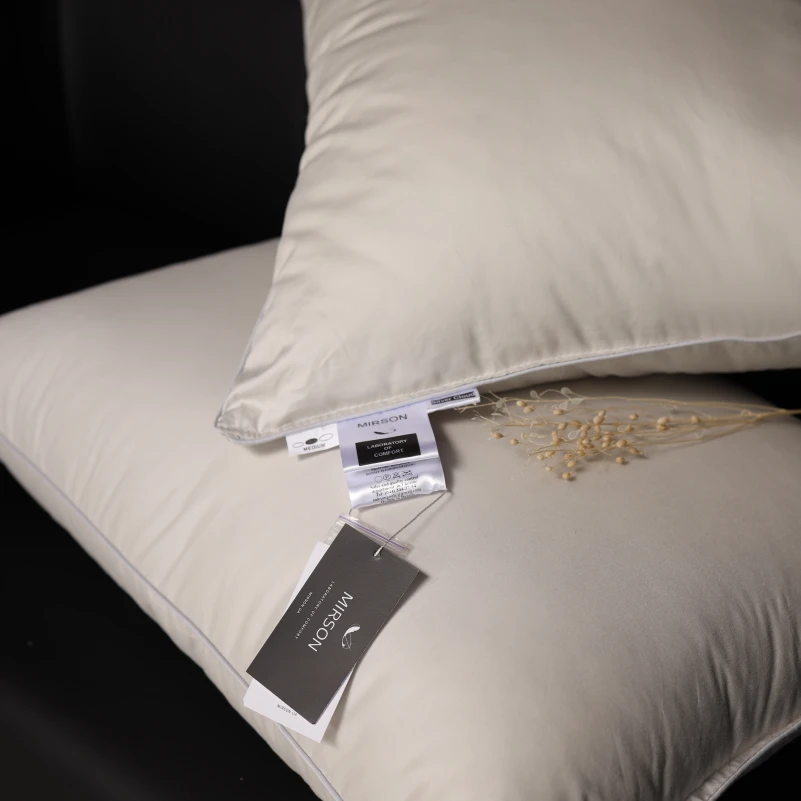 Подушка пуховая Silver Cloud №207 90% пух Premium / 10% перо сатин (средняя) - 22