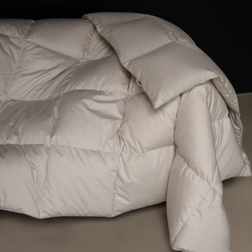 Ковдра пухова Silver Cloud №067 90% сірий пух Premium / 10% перо сатин (зима+) - 30