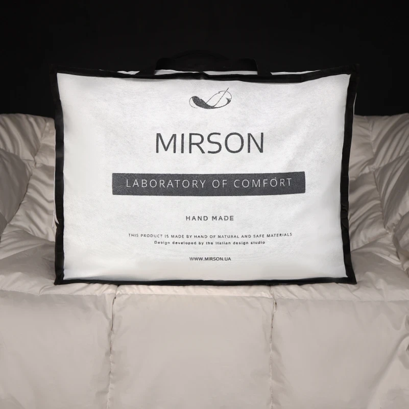 Ковдра пухова Silver Cloud №067 90% сірий пух Premium / 10% перо сатин (зима+) - 31