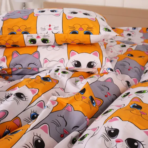  Наволочка Ranforce Elite 17-0636 Кот батон Оранжевый