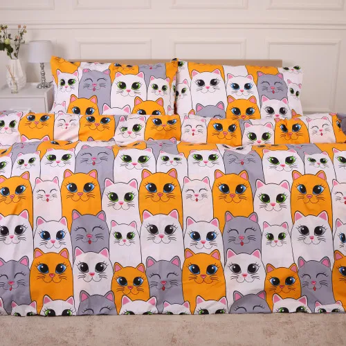 Пододеяльник Ranforce Elite 17-0636 Кот батон Оранжевый - 2