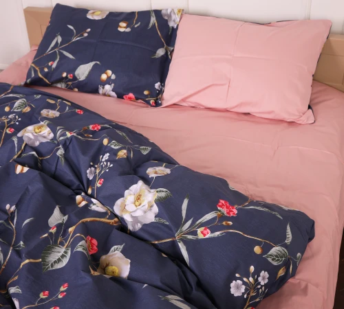 Простынь Бязь Сатин 22-1356 Of wind flowers