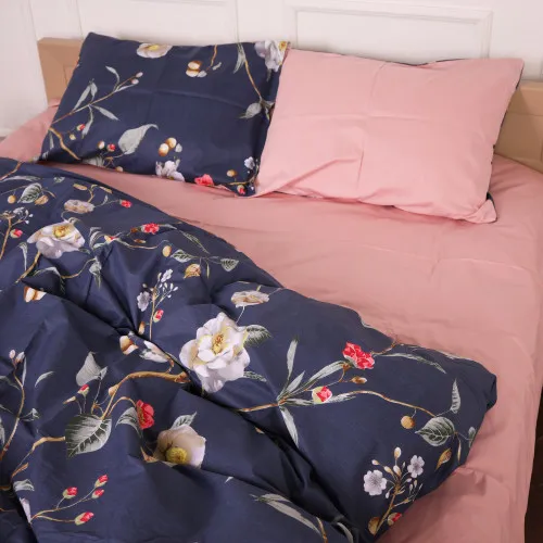 Простынь Бязь Сатин 22-1356 Of wind flowers