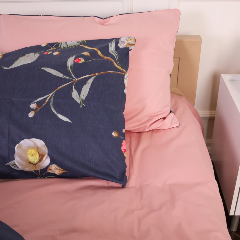 Комплект постільної білизни Сатин 22-1356 Of wind flowers - 7