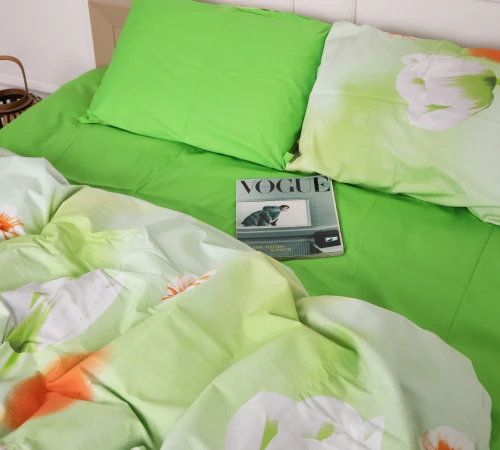 Комплект постельного белья Сатин 22-1287 Tulips - 2