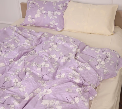 Комплект постільної білизни Сатин 22-1361 Yellow flower