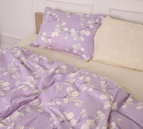 Комплект постільної білизни Сатин 22-1361 Yellow flower - 2