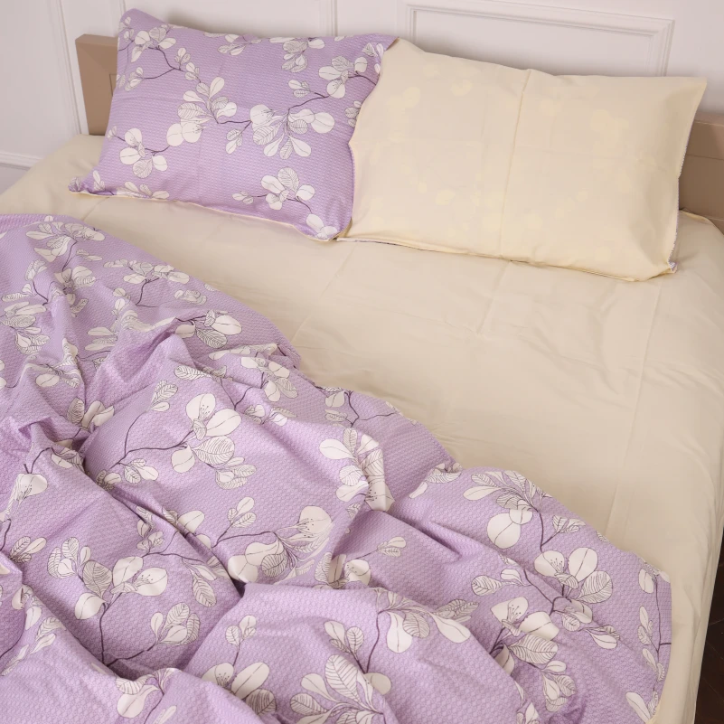 Комплект постельного белья Сатин 22-1361 Yellow flower - 4