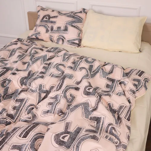 Комплект постельного белья Сатин 22-1358 letter