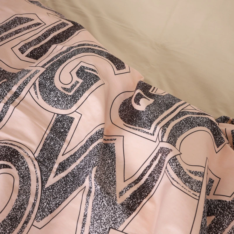 Комплект постільної білизни Сатин 22-1358 letter - 4