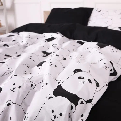 Пододеяльник Бязь 17-4849 White bear - 2