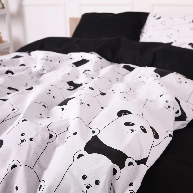 Комплект постільної білизни Бязь 17-4849 White bear - 5