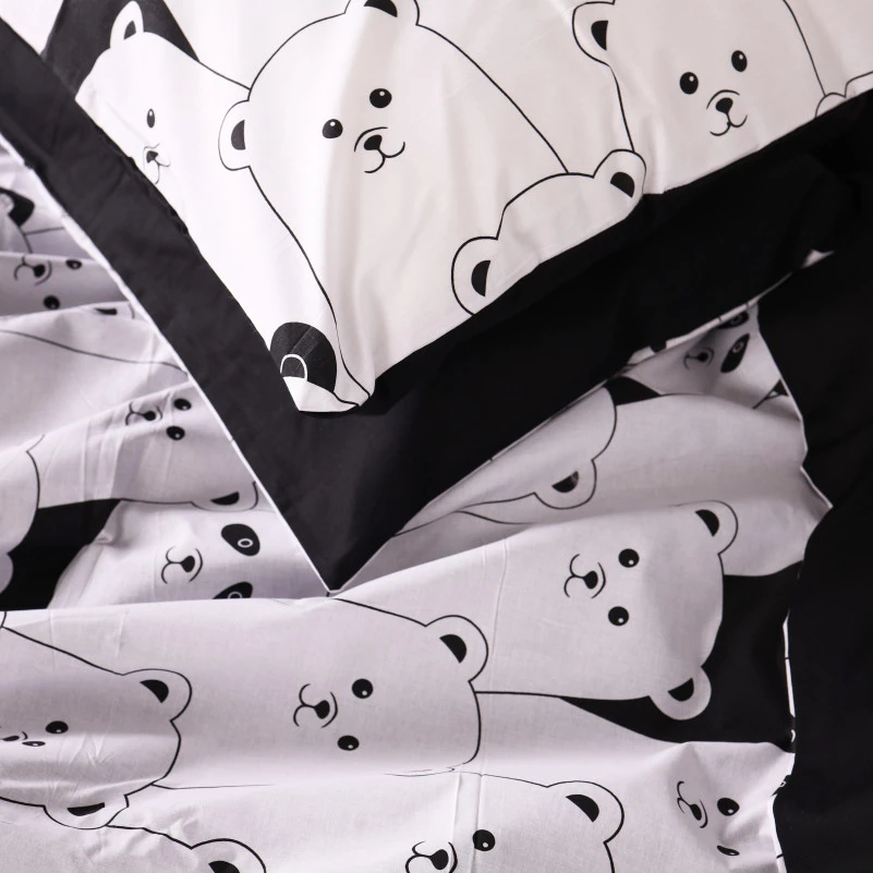 Комплект постільної білизни Бязь 17-4849 White bear - 6