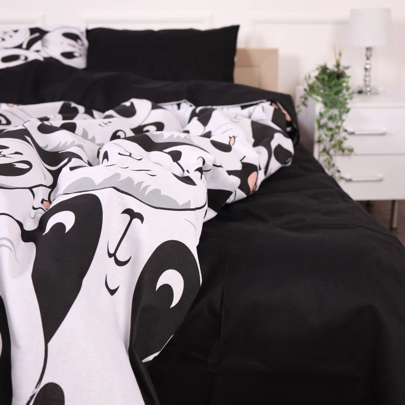 Комплект постільної білизни Бязь 17-4850 Panda - 4