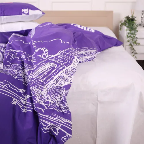 Простынь MirSon Ranforce Elite 19-0426 Fucsia