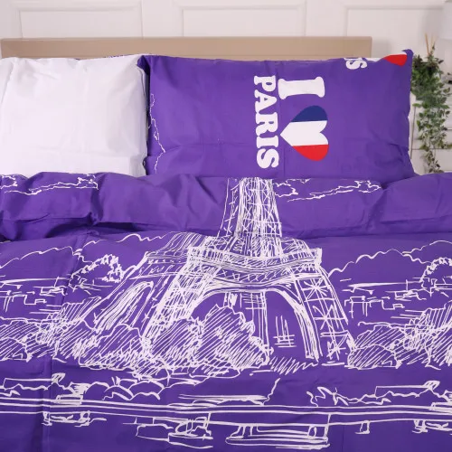 Пододеяльник MirSon Ranforce Elite 19-0426 Fucsia - 2