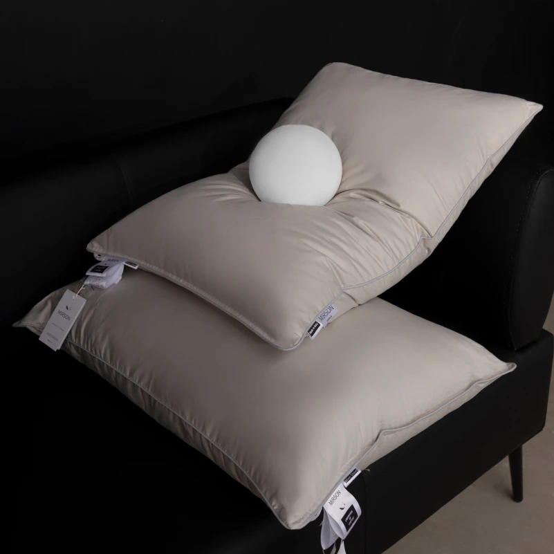 Подушка пуховая Silver Cloud №207 90% пух Premium / 10% перо сатин (средняя) - 16