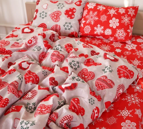Комплект постільної білизни Бязь 17-0656 Gingerbread