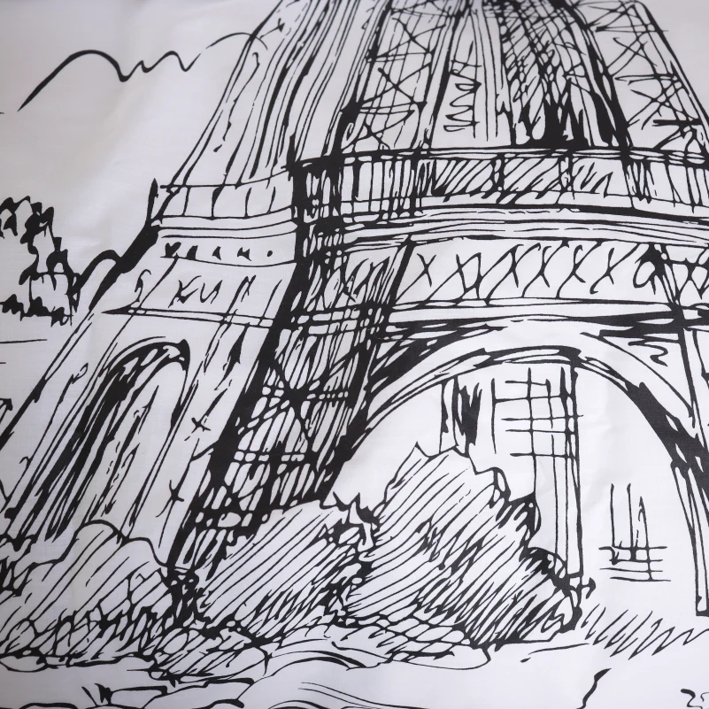 Комплект постільної білизни Бязь 17-4743 Paris - 4