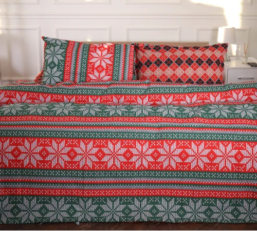 Комплект постельного белья Ranforce Elite 17-0659 Christmas