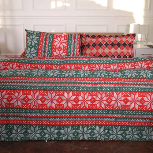 Комплект постельного белья Ranforce Elite 17-0659 Christmas