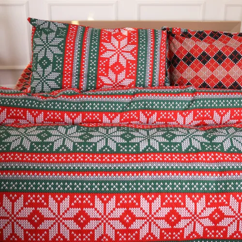 Комплект постельного белья Ranforce Elite 17-0659 Christmas - 2