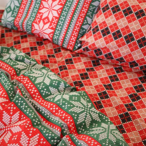 Комплект постільної білизни Бязь 17-0659 Christmas - 3