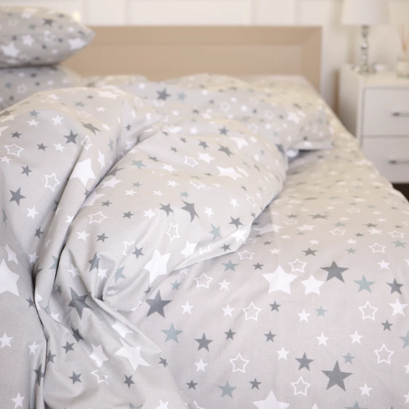 Комплект постільної білизни Ranforce Elite 17-0660 Gray sky - 4