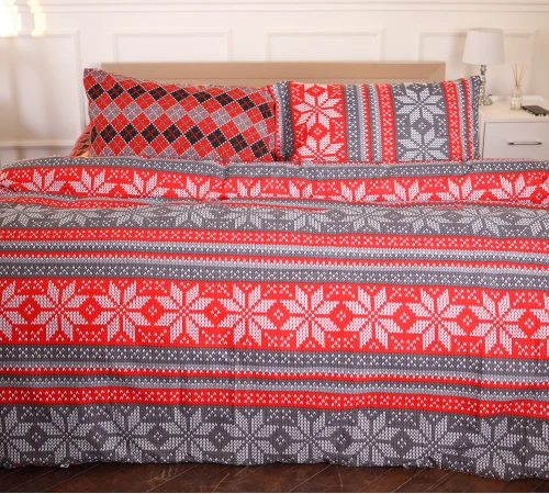 Комплект постельного белья Ranforce Elite 17-0658 Jingle