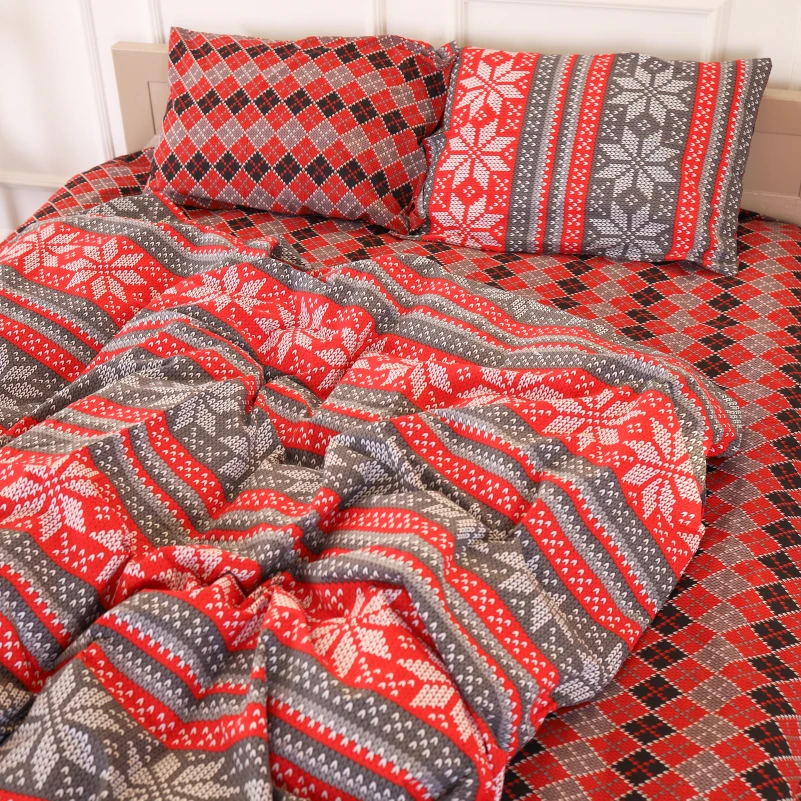 Комплект постільної білизни Бязь 17-0658 Jingle