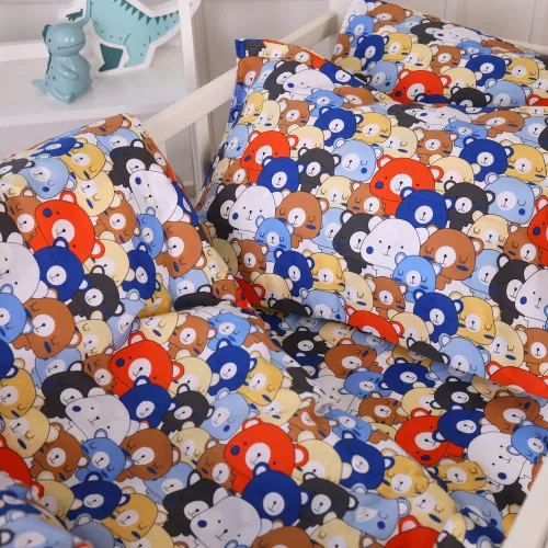 Підковдра Бязь Kids Time 20-0032 Colored bears - 3