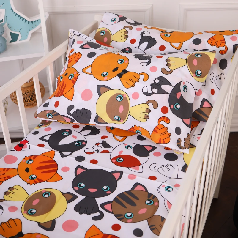 Комплект постільної білизни Бязь Kids Time 20-0035 Colored kittens - 7