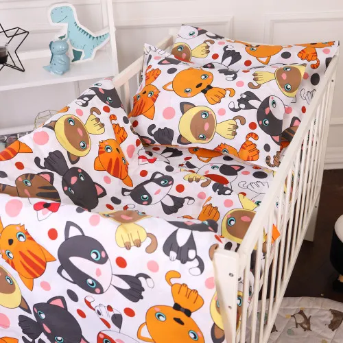 Комплект постільної білизни Бязь Kids Time 20-0035 Colored kittens - 2