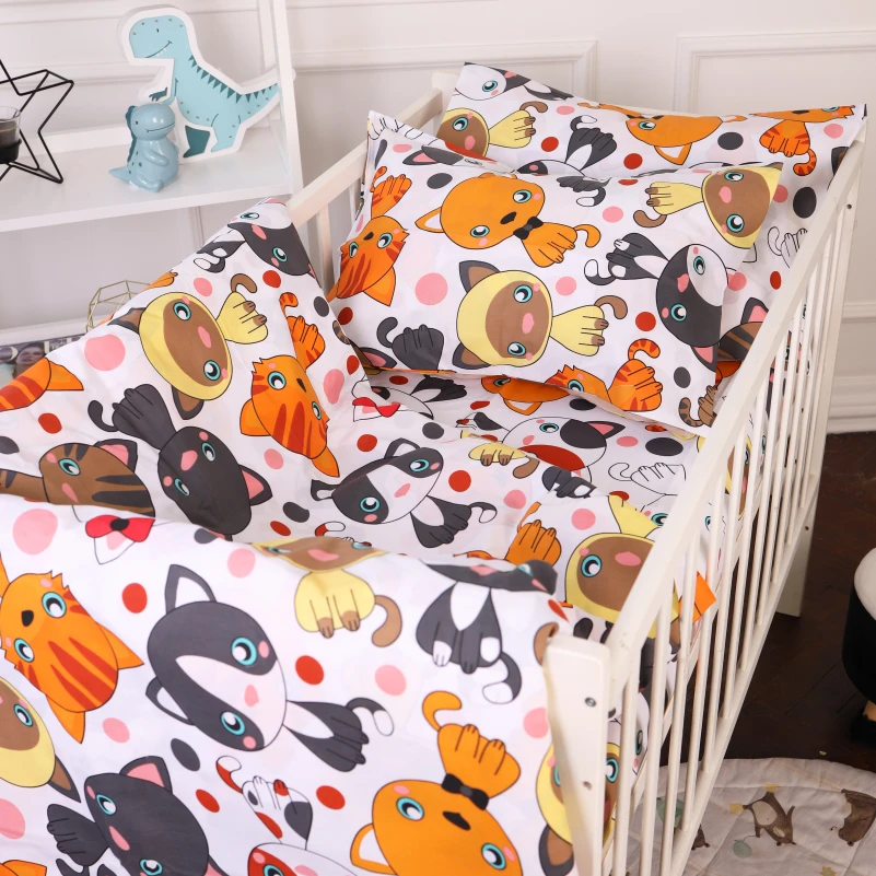 Комплект постільної білизни Бязь Kids Time 20-0035 Colored kittens - 1