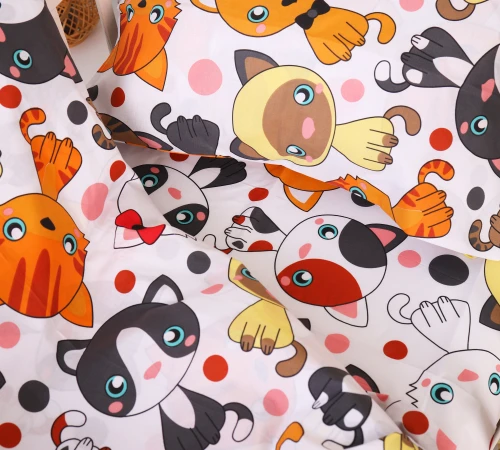 Підковдра Бязь 20-0035 Colored kittens - 2