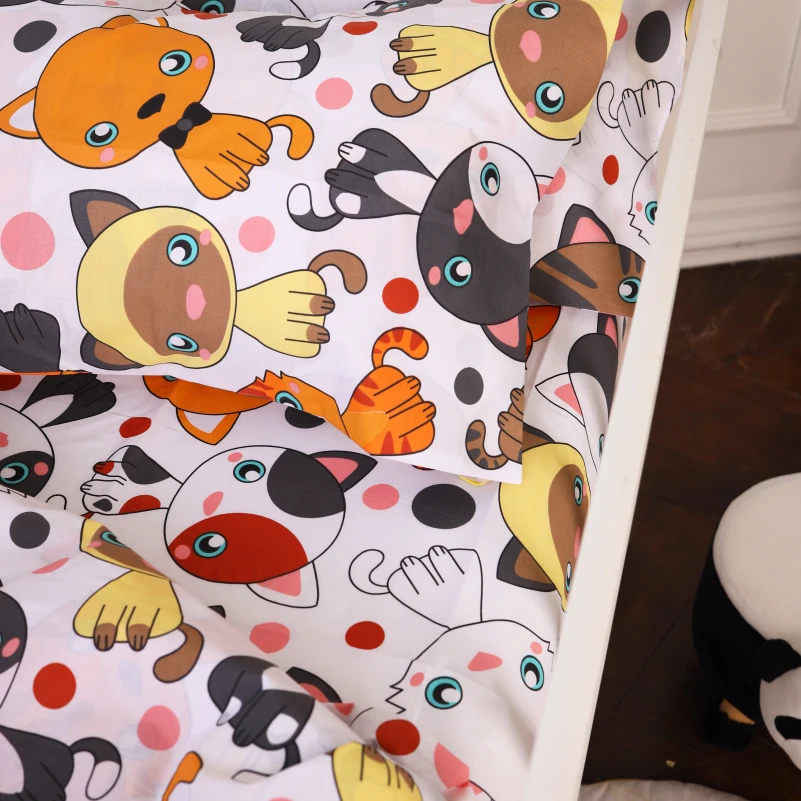 Комплект постільної білизни Бязь Kids Time 20-0035 Colored kittens - 3