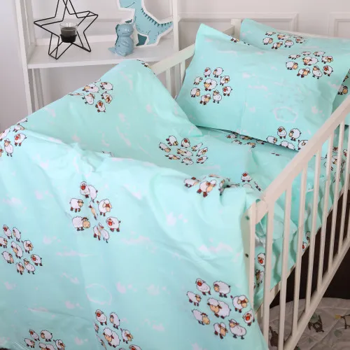 Комплект постільної білизни Бязь Kids Time 20-0030 Lambs