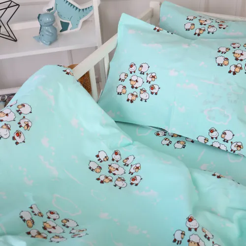 Комплект постільної білизни Бязь Kids Time 20-0030 Lambs - 2