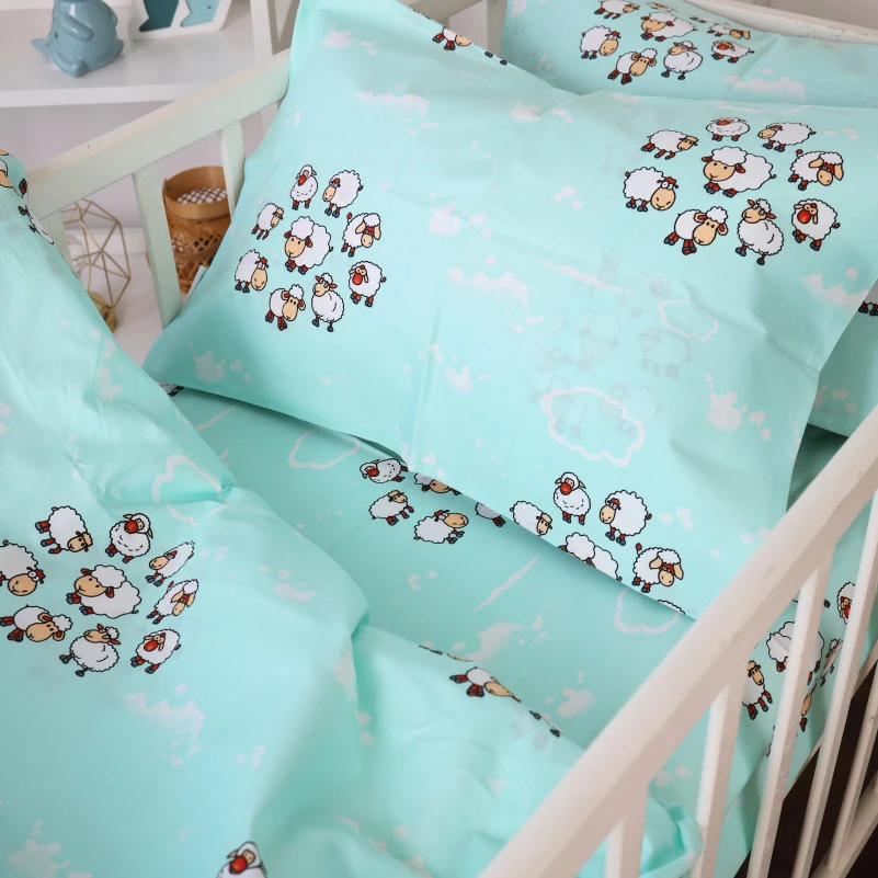 Комплект постільної білизни Бязь Kids Time 20-0030 Lambs - 8