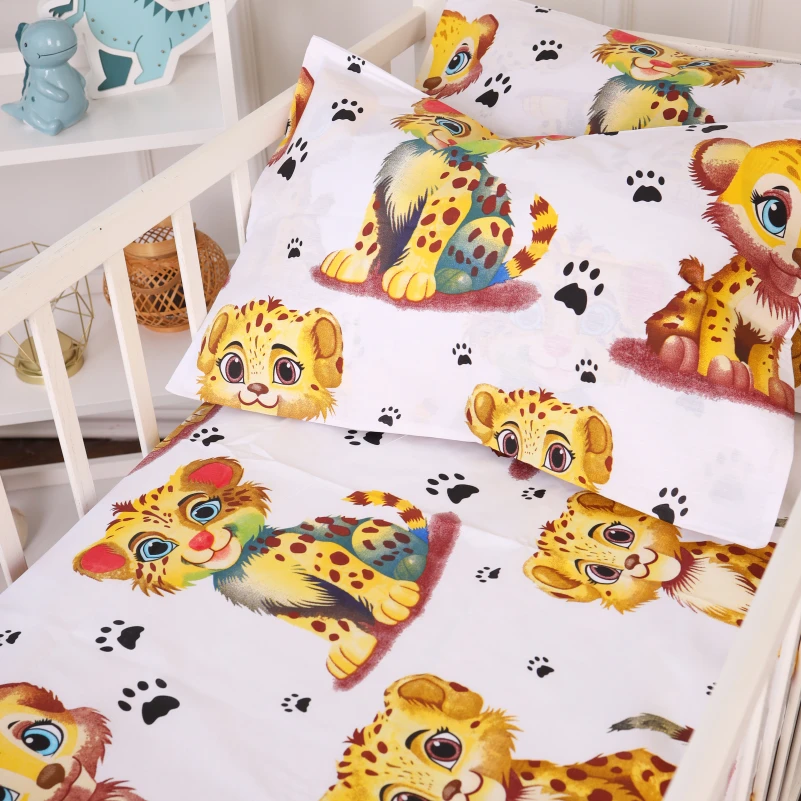 Комплект постільної білизни Бязь Kids Time 20-0034 King Tiger - 5