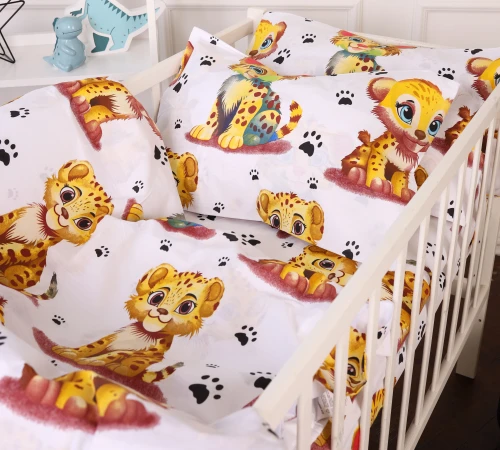 Комплект постільної білизни Бязь Kids Time 20-0034 King Tiger - 2