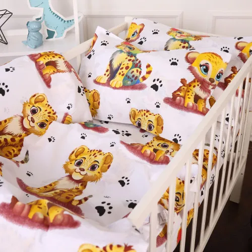 Комплект постільної білизни Бязь Kids Time 20-0034 King Tiger - 2