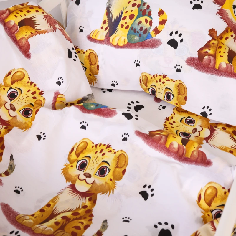 Комплект постільної білизни Бязь Kids Time 20-0034 King Tiger - 2