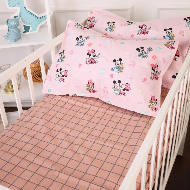 Комплект постільної білизни Бязь Kids Time 20-0042 Pink Mikey Mouse - 4